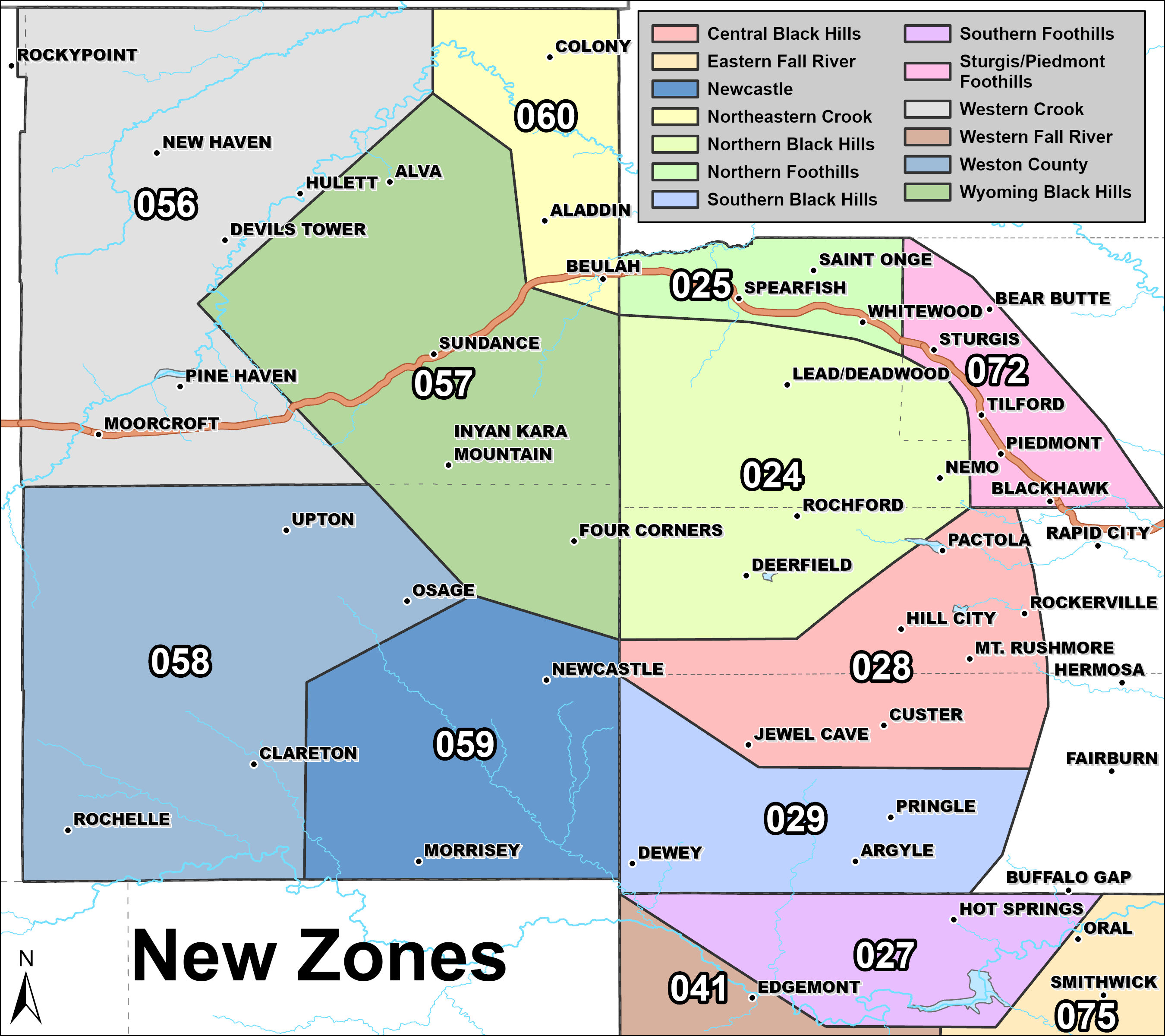 Western South Dakota and Northeastern Wyoming Public Forecast Zone